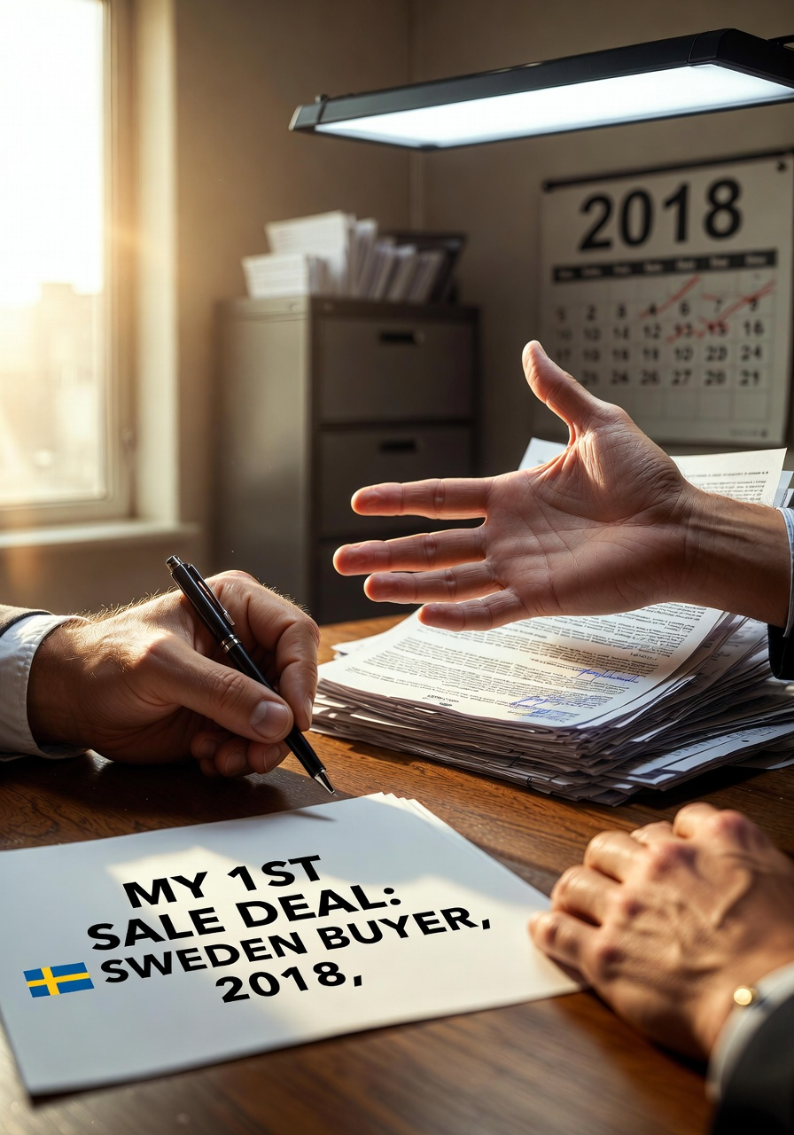 First Sale Deal (2018) – Securing a Swedish Buyer After 5 Months of Search & Negotiation